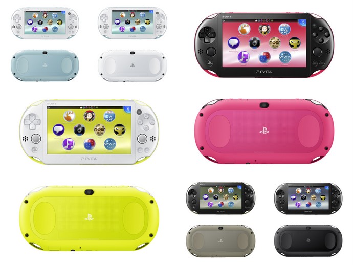 PS Vita Slim Singapore colours