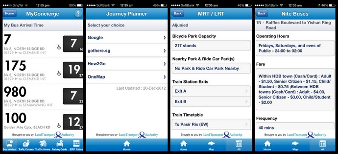 MyTransport.SG Mobile App
