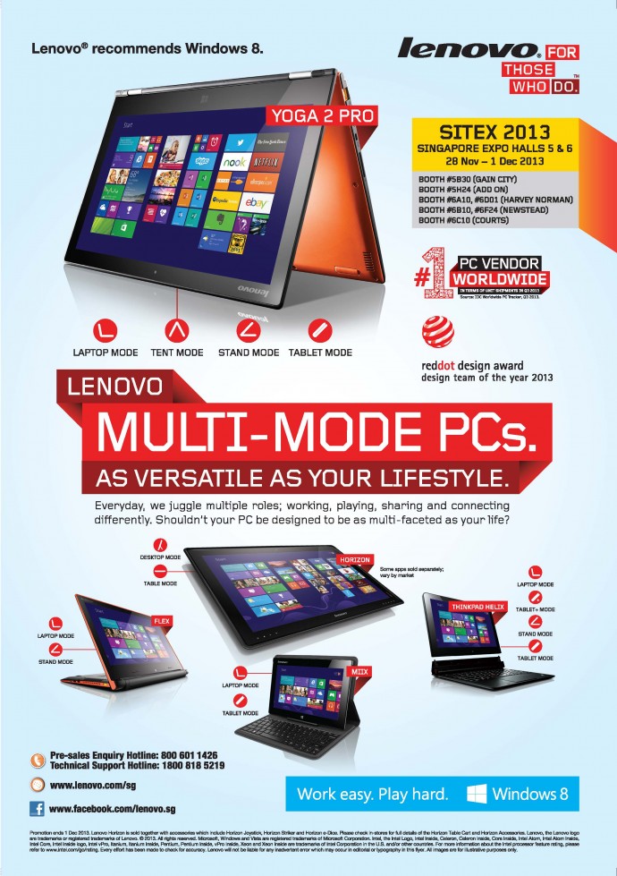 SITEX 2013: Lenovo Flyers