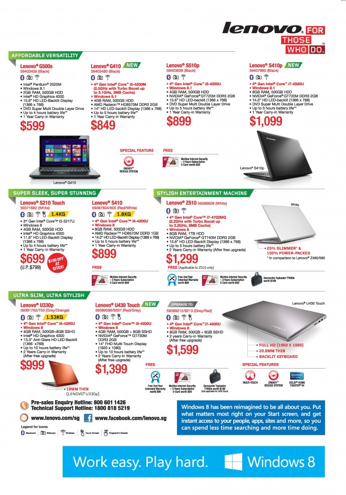 Lenovo SITEX 2013 Flyers