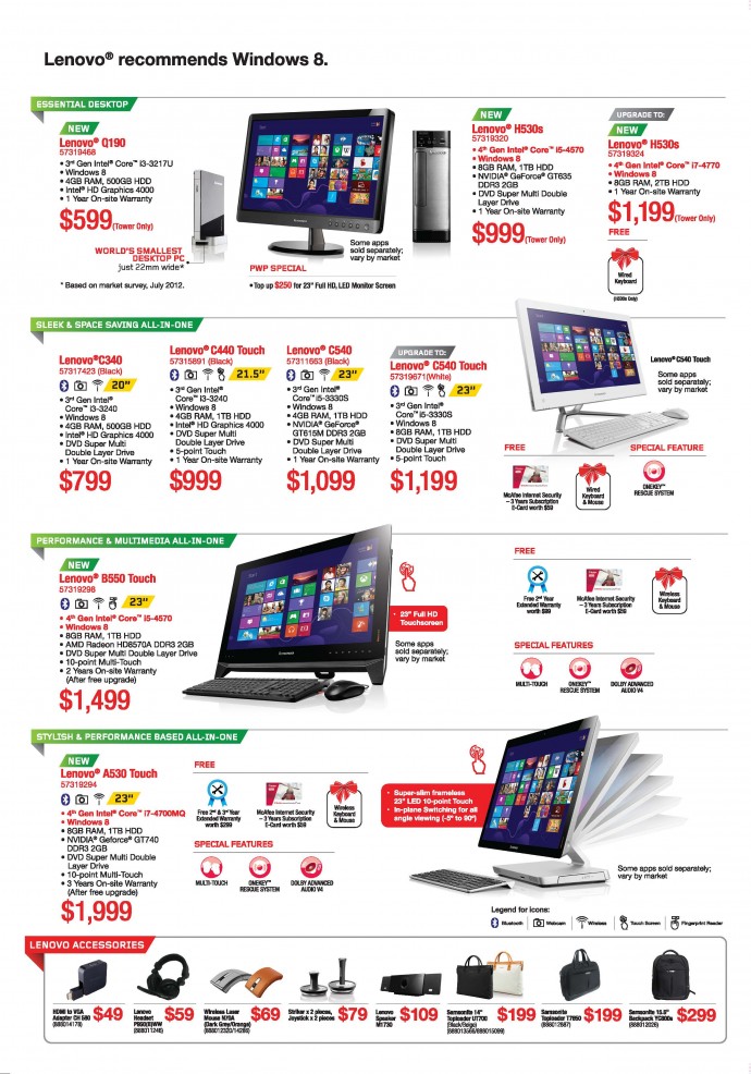 Lenovo SITEX 2013 Flyers