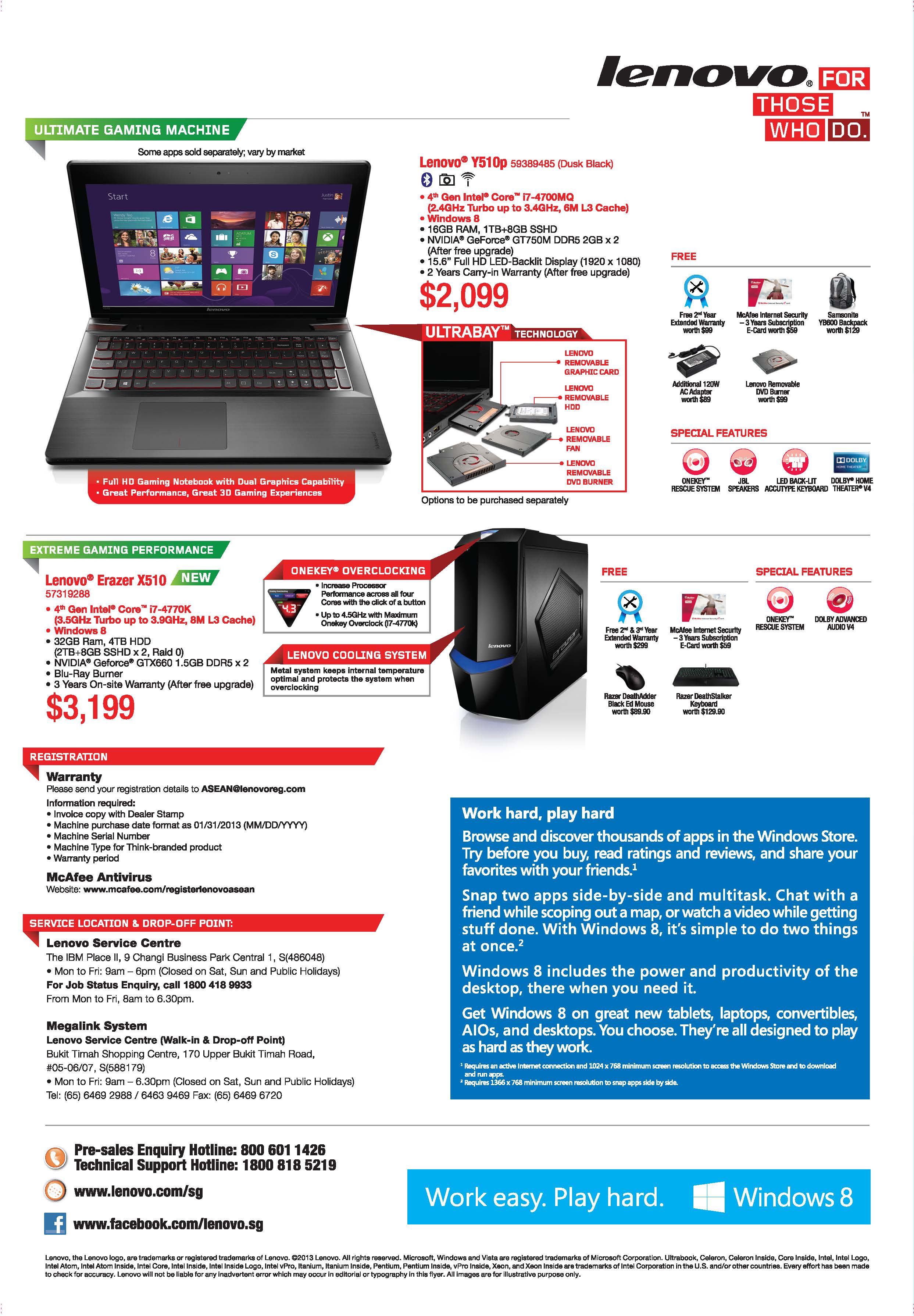 SITEX 2013: Lenovo Laptop & Desktop Offer Flyers