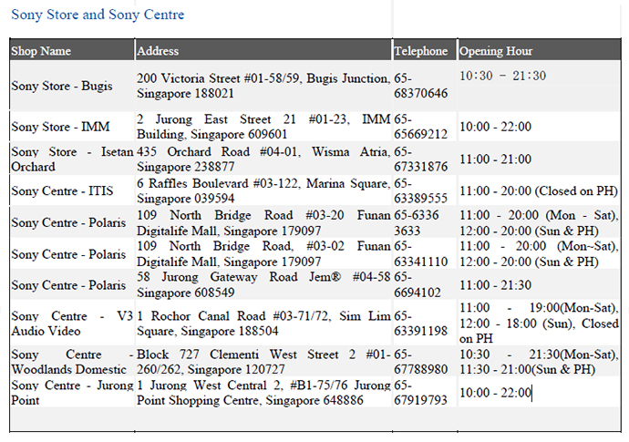 PS4 pre order store list singapore