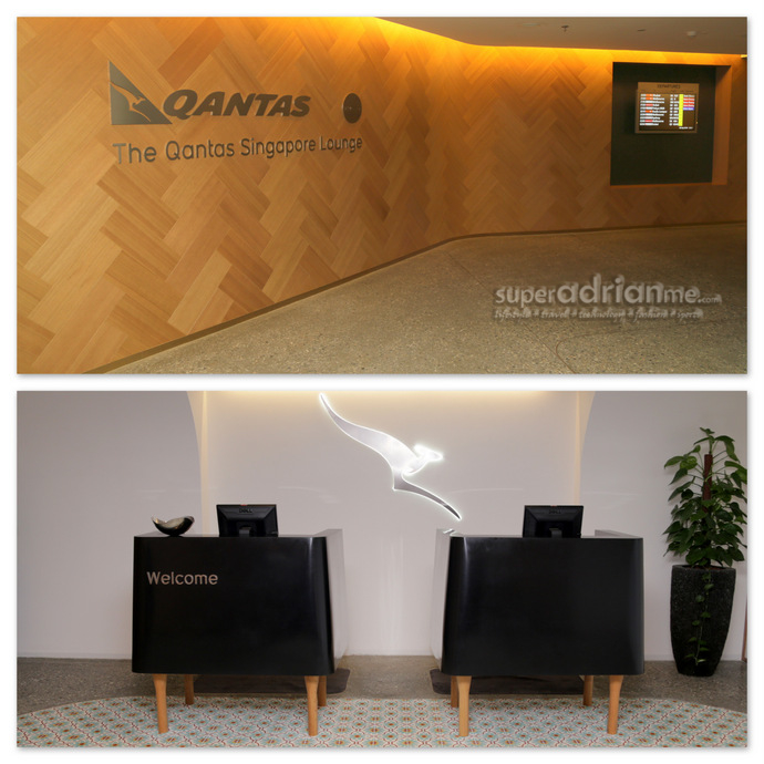 The Qantas Singapore Lounge