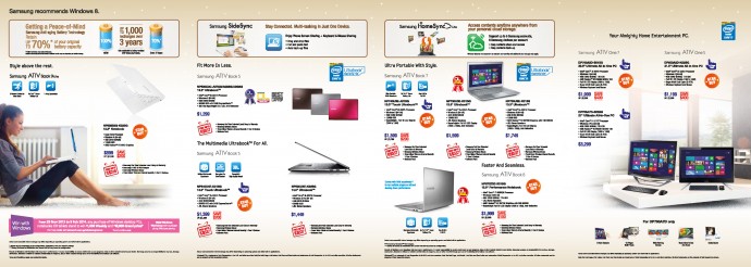 SITEX 2013: Samsung flyers laptop