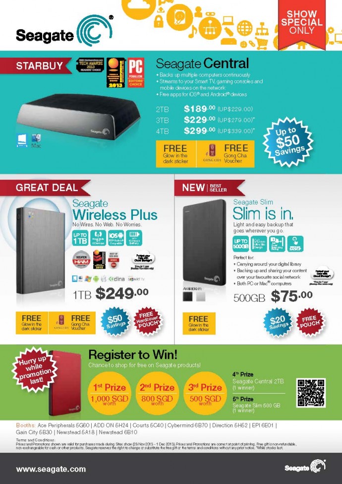 SITEX 2013: Seagate Flyer