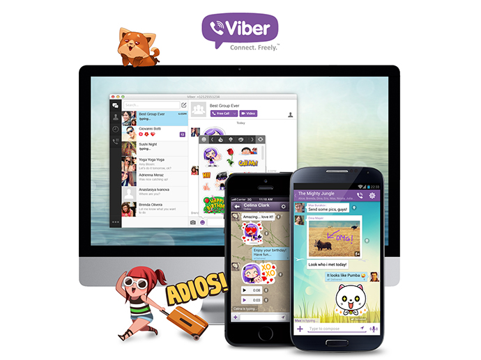Viber 4.0 on iOS and Android