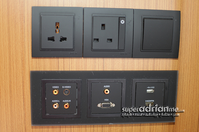 Aloft Kuala Lumpur-  plug and play connectivity stations