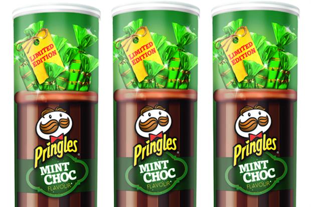 Pringles Mint Choc Flavour