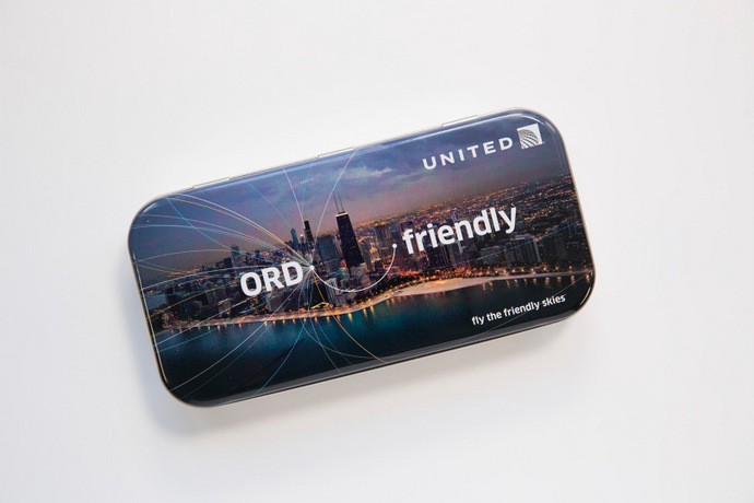 United Airlines Commemorative Amenity Kit
