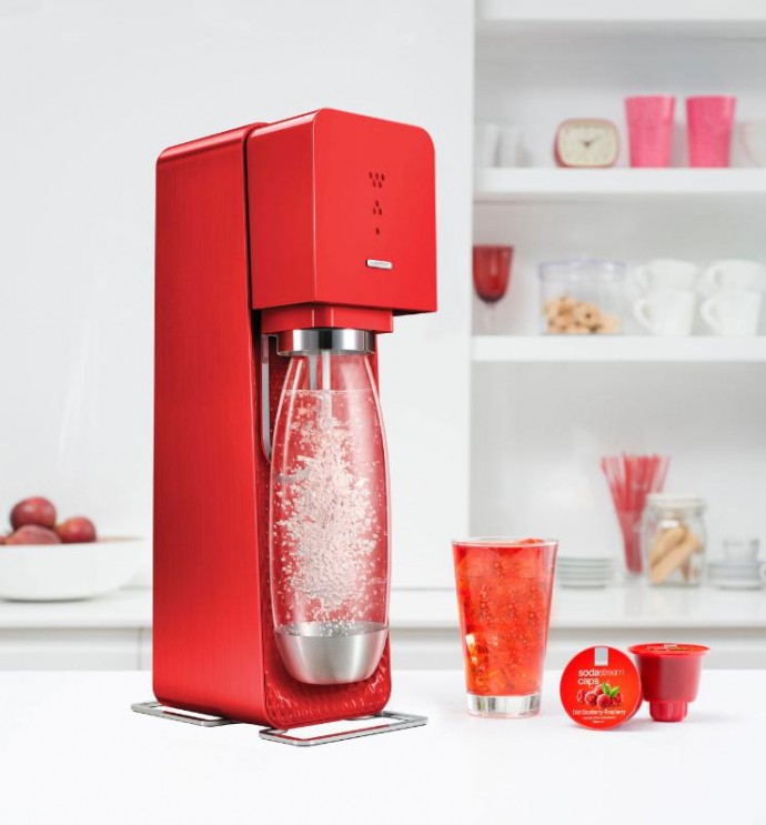 SODASTREAM INTERNATIONAL LTD. SOURCE SODA MAKER | SUPERADRIANME.com SodaStream's award-winning Source soda maker. (PRNewsFoto/SodaStream International Ltd.)