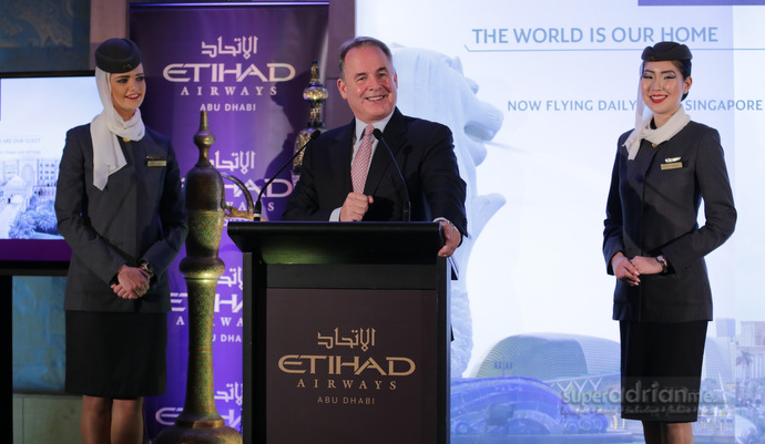 James Hogan, CEO and President of Etihad Airways