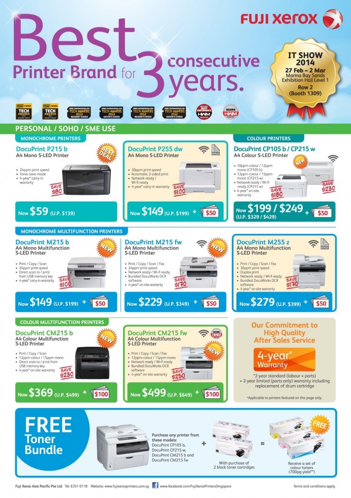 Fuji Xerox IT Show 2014 Flyer (Page 1)