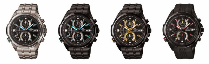 New Casio EDIFICE With Sleek Neon Illuminator Technology now in Singapore G-Factory