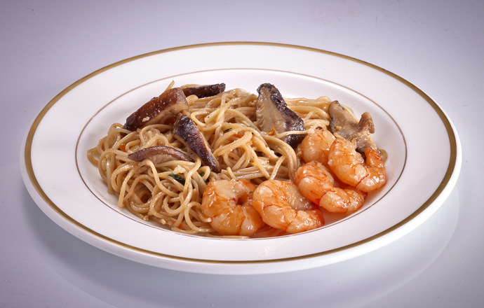 HKG Noodles with prawns