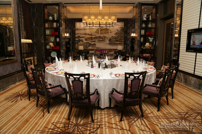 Private Dining room at Pan Pacific Hotel & Serviced Suites Ningbo, China