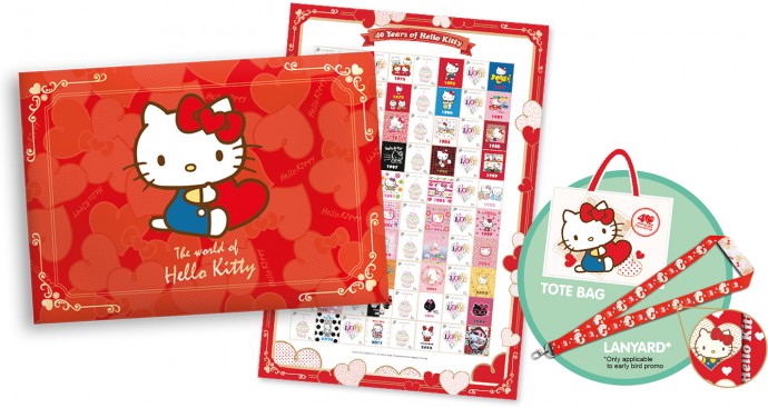 Hello Kitty Limited Edition MyStamp Book Set | SUPERADRIANME.com Hello Kitty Limited Edition MyStamp Book Set