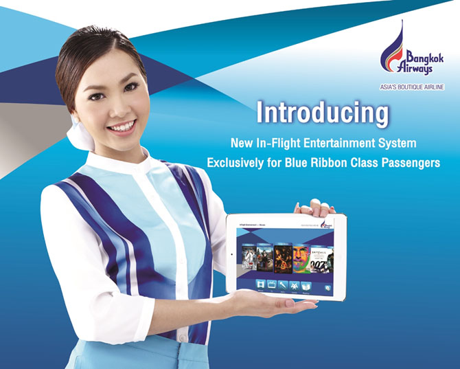 Bangkok Airways - iPad Inflight Entertainment for Business Class passengers