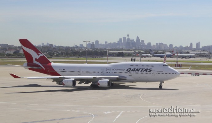 QANTAS Boeing 747-400 Aircraft in SYD