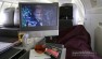 QANTAS BUSINESS CLASS Emergency Exit Seat (B747-400 Uper deck) In-Flight Entertainment