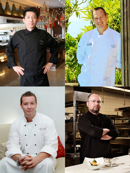 Regent Taipei -from top left clockwise Li To Song Christopher Patzold Christian Lohse Justin Baziuk