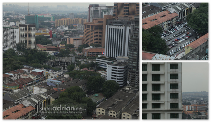 The view from the Deluxe City View room in Westin Kuala Lumpur. | SUPERADRIANME.com The view from the Deluxe City View room in Westin Kuala Lumpur.
