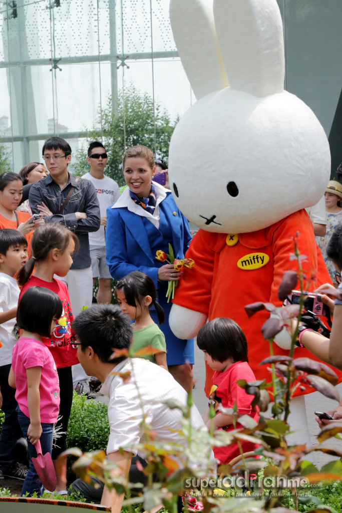 Miffy visits Gardens by the Bay 8  April 2014