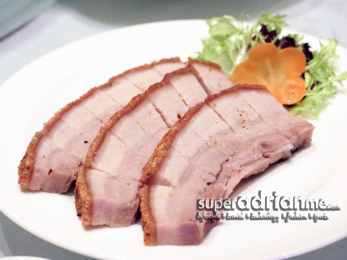 Jade Restaurant at Fullerton Hotel - Roasted Five-Spiced Crispy Pork Belly