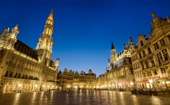 Grand Palace from Brussels, Belgium - cityscape