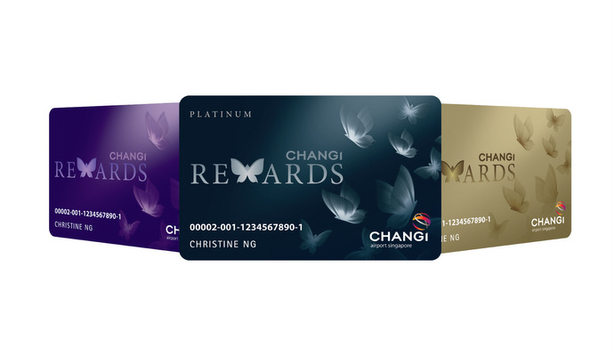 Changi Rewards New Membership cards