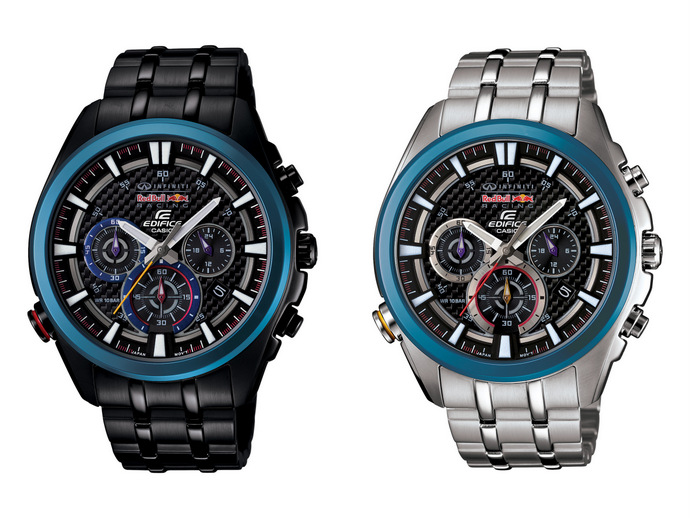 Casio EDIFICE Infiniti Red Bull Racing Limited Edition Timepieces with Neon Illuminator (EFR-537)