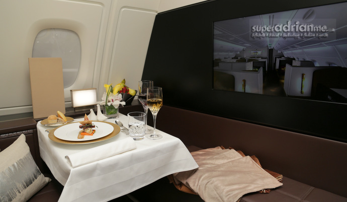 Etihad Airways Residence in the new Airbus A380