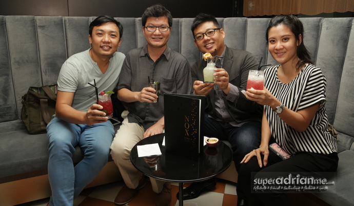 NOX Dine In The Dark with Dennis Seow, Adrian Eugene Seet, Wilsurn Lim and Katherine Sng