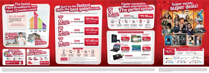 PC Show 2014: SingTel Mobile, Broadband & Mio TV Offers Flyer