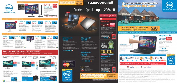 PC Show 2014: Dell Laptops, Desktops, Alienware & Monitors Flyers