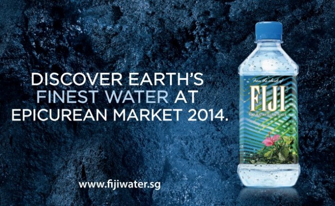 Fiji Water at Epicurean Market 2014