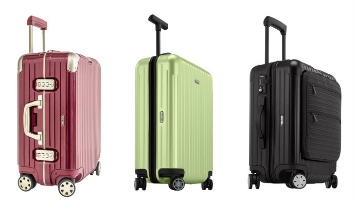 RIMOWA Limbo Red, Salsa Air Lime Green and Bolero Black