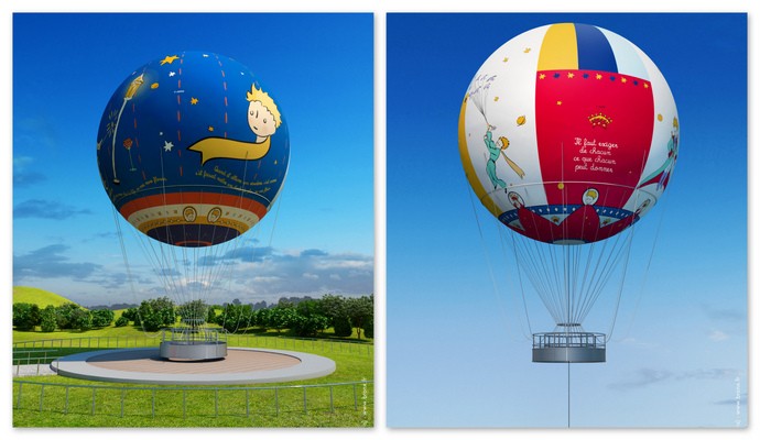 The Little Prince Park - Tethered Balloons