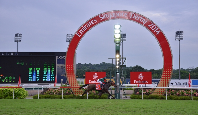 Emirates Singapore Derby 2014 - Spalato Winning Horse