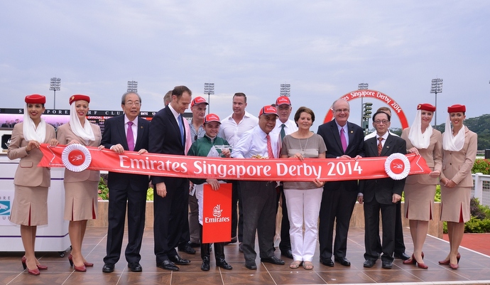 Emirates Singapore Derby 2014 Prize Presentation