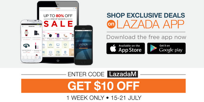 Lazada app Singapore promo code
