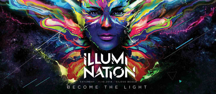 ILLUMI NATION - Asia's First Massive GLOW-IN-THE-DARK PAINT PARTY at Siloso Beach Sentosa