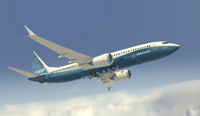 Artist Work of the Boeing 737 MAX 8 (Credit: Boeing)