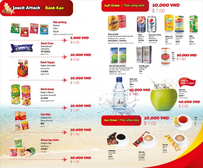 VietJet Air Menu Summer-2014