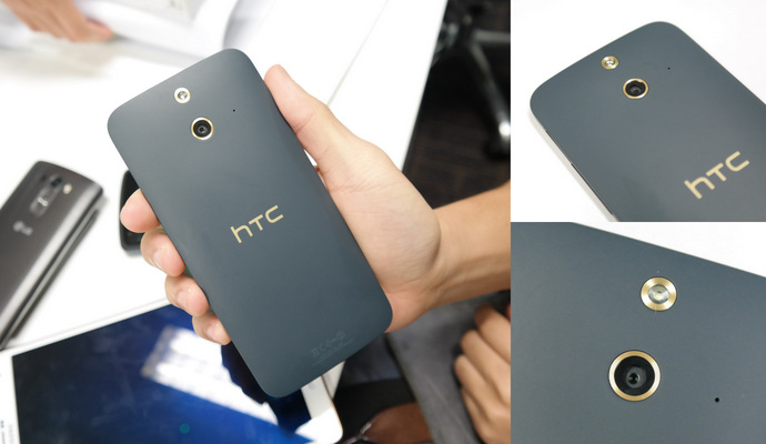 HTC One E8 in Misty Grey