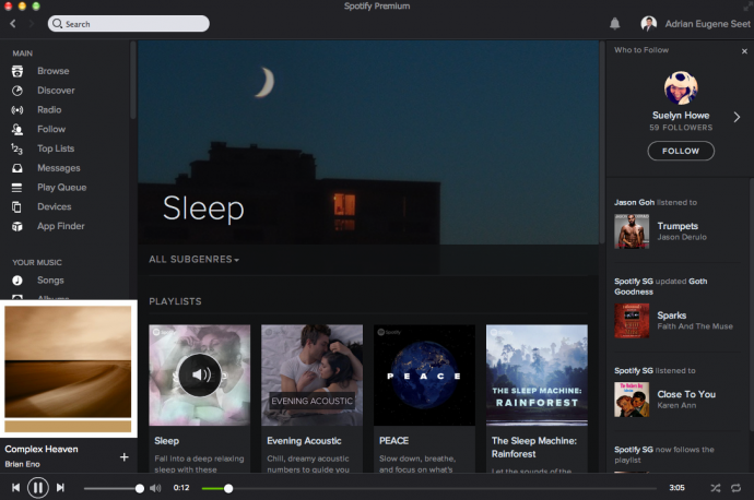 Spotify Sleep