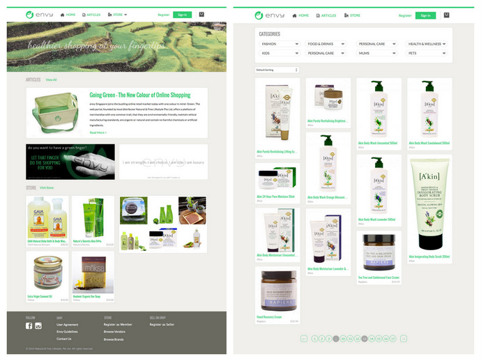 Envy Singapore - One-Stop Shop For Green, Organic & Natural Products 