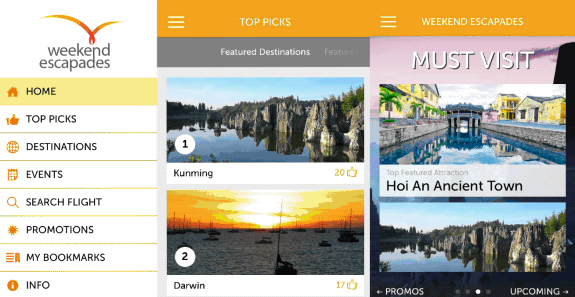 Weekend Escapes App