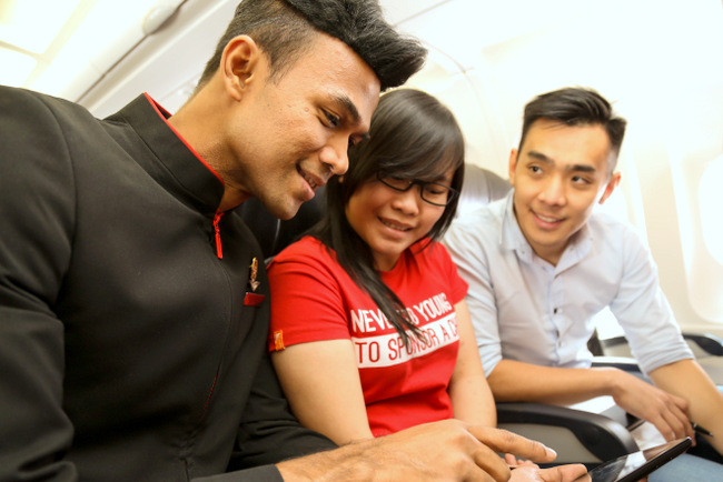 AirAsia onboard Wi-Fi
