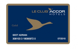 Le Club Accorhotel Gold card